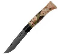 Opinel - Couteau de Poche N°08 MioSHe Edition Limitée Nature Lame Noire - OPINEL
