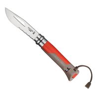OPINEL N°08 Outdoor - Mixte - Rouge / Gris - taille Unique- modèle 2025