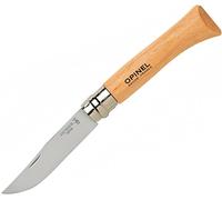 Opinel 1254 Traditionnel Couteau Fermant N°9 En Inox Beige