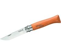 OPINEL - N°09 Couteau de Poche en Blister - Lame 9 cm Carbone XC90, Manche Bois de Hêtre, Usage Quotidien, Bague de Sécurité Virobloc - Fabrication Française