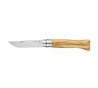 Opinel Couteau de poche N°9 - Lame inox - Manche en olivier - Virobloc - Fabrication française