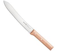 Opinel Couteau à pain N°116 – Lame courbe inox 21 cm, manche hêtre 13,5 cm