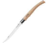 Opinel Couteau pliable N°12 Slim — Lame 12 cm, Acier inox, Manche en hêtre, Virobloc