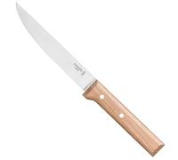 Opinel - N°120 Couteau à Découper Parallèle - Lame Acier Inoxydable, Rôti, Gigot, Volaille - Manche en Bois de Hêtre - Excellente Prise en Main - Garantie à Vie
