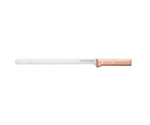 Opinel - N°123 Couteau à Carpaccio Parallèle - Lame 30 cm en Acier Inoxydable - Manche en Bois de Hêtre - Parfaite Découpe de Fines Tranches - Garantie à Vie