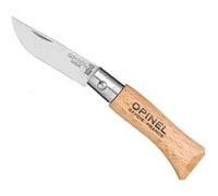 Opinel Couteau de poche N°2 Classic Inox lame 3,5 cm Hêtre