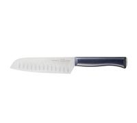 Opinel - N°219 Couteau Santoku Intempora - pour Hacher, Émincer Poissons/Crustacés - Lame Inox Rigide - Manche Polyoxyméthylène Robuste - Fabrication Française
