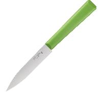 Opinel - N°312 Couteau d'Office de Cuisine Les Essentiels + - Polyvalent - Lame Acier Inoxydable - Manche Polymère Robuste - Passe au Lave-Vaisselle - Vert