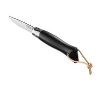 OPINEL - néo6 Opiflex Ebène - Couteau de Poche Fermant - Lame 7 cm en Acier Inox Martensitique - Manche en Ébène Luxueux, Système OPIFLEX Sans Verrouillage