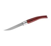 Opinel Couteau N°10 Effilé – Lame inox 10 cm, manche Padouk africain, Virobloc