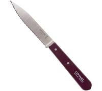 Opinel No. 113 Couteau de cuisine pour adulte en acier inoxydable Sandvik, denture de scie, manche en bois de hêtre violet, multicolore, taille unique