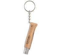 Opinel No 4 Couteau non verrouillable lame en inox 5 cm - Porte-clé inclus