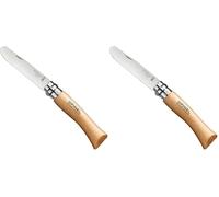 OPINEL O001696 Couteau Pliant Mixte, Marron, Small (Lot de 2)