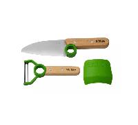 Opinel Le Petit Chef 002577 set de couteaux de cuisine, vert