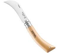 Opinel - Serpette-Greffoir N°08 - Lame 8 cm Inox, Manche Bois de Hêtre, Bague de Sécurité Virobloc - Greffer, Tailler, Inciser, Cueillir - Fabrication Française