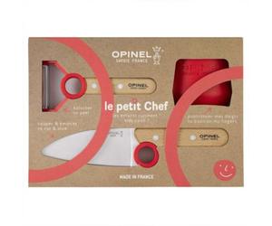 Opinel - Set De Couteaux Coffret Le Petit Chef Rouge Ce
