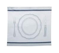 Opinel - Set de Table Enduit à Motif - Tissage Jacquard 100% Coton - Haute Qualité - Lavage en Machine - Fabrication Française Traditionnelle - 40 x 50 cm