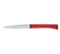 Opinel Tafelmesser, Rot Couteau de Table Bon Appetit + en Acier Sandvik 12C27 Inoxydable à Micro-Denture et Manche en polymère Rouge 254419 Mixte, Bleu, m