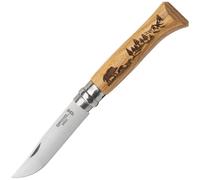 Opinel N¦8 Inox Animalia Jabalý Entrega CON 6 Berlingots en Cada Caja-Nuevo