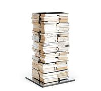 OPINION CIATTI bibliothèque PTOLOMEO X4 PTX4-A 100 (Structure et étagères noires, base inox H 110 - Structure et étagères en tôle base en acier [...]