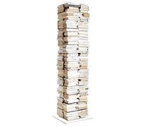 OPINION CIATTI bibliothèque PTOLOMEO X4 PTX4-A (Structure, étagères et fond blanc H 188 - Structure et étagères en tôle base en acier [...]