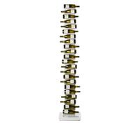 OPINION CIATTI porte-bouteilles vertical autoportant PTOLOMEO VINO H 213 cm (Structure blanche, base blanche - Structure, étagères et base en [...]