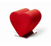 OPINION CIATTI pouf LOVE (Rouge - Cat. B Velours)