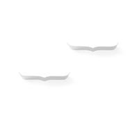OPINION CIATTI set de 2 étagères NORI 45 cm (Blanc - Acier verni)