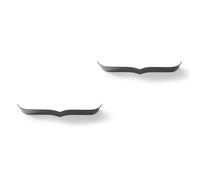 OPINION CIATTI set de 2 étagères NORI 60 cm (Noir - Acier verni)