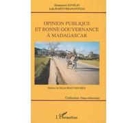Opinion publique et bonne gouvernance à Madagascar - Emmanuel Jovelin - L'harmattan - broché - Essai