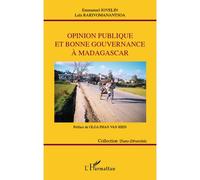 Opinion publique et bonne gouvernance à Madagascar - Emmanuel Jovelin - L'harmattan - broché - Essai