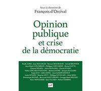 Opinion publique et crise de la démocratie