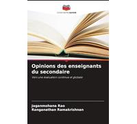 Opinions des enseignants du secondaire