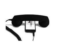 Opis 60s micro - combiné téléphone rétro pour les smartphones android et ordinateurs en forme de combiné téléphonique classique (noir)