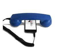 Opis 60s Micro: Un Combiné Téléphone Portable Rétro et Combiné USB-C/Jack pour iPhone 15+ et Android (Bleu)