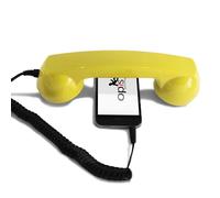 Opis 60s Micro: Un Combiné Téléphone Portable Rétro et Combiné USB-C/Jack pour iPhone 15+ et Android (Jaune)