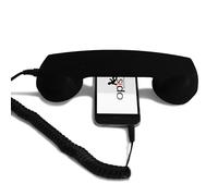 Combiné Téléphone Rétro pour Smartphones Android - Noir