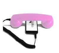 Opis 60s Micro: Un Combiné Téléphone Portable Rétro et Combiné USB-C/Jack pour iPhone 15+ et Android (Rosa)