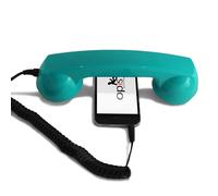 Combiné Téléphone Rétro pour Smartphones Android - Bleu