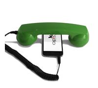 Opis 60s Micro: Un Combiné Téléphone Portable Rétro et Combiné USB-C/Jack pour iPhone 15+ et Android (Vert)