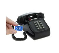 Opis pushmefon mobile: portable de table avec clavier classique / téléphone de bureau gsm 2g - débloqué (noir)