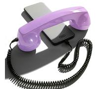 Opis 60s Micro: Un Combiné Téléphone Portable Rétro et Combiné USB-C/Jack pour iPhone 15+ et Android (Rosa)