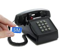 Opis Technology PushMeFon 4G Téléphone Senior à Grandes Touches, Noir | Conçu pour les seniors : grandes touches, sonnerie forte et voyant d'appel. Carte SIM VoLTE, sans box.