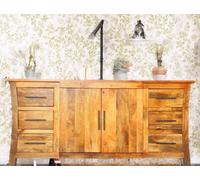 OPIUM OUTLET Commode Buffet Armoire Meubles en bois massif style colonial asiatique indien oriental bois de manguier