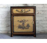 OPIUM OUTLET Meuble armoire commode Table de chevet chinois asiatique oriental, entièrement assemblé