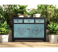 OPIUM OUTLET Meuble Chambre Commode Sideboard Console Buffet chiffonnier Cabinet Armoire de Marriage garderobe Chinois Asiatique Oriental Antique Vintage Shabby-Chic