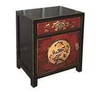 OPIUM OUTLET Meuble Chambre Commode Table de Nuit Table de Chevet Console Buffet chiffonnier Cabinet Armoire Chinois Asiatique Oriental Antique Vintage Shabby-Chic