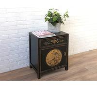 OPIUM OUTLET Meuble Chambre Commode Table de Nuit Table de Chevet Console Buffet chiffonnier Cabinet Armoire Chinois Asiatique Oriental Antique Vintage Shabby-Chic