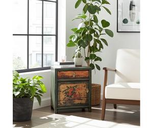 OPIUM OUTLET Meuble Chambre Commode Table de Nuit Table de Chevet Console Buffet chiffonnier Cabinet Armoire Chinois Asiatique Oriental Antique Vintage Shabby-Chic