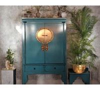 OPIUM OUTLET Meuble Chambre Salon Commode Sideboard Console Buffet chiffonnier Cabinet Armoire de Marriage garderobe Chinois Asiatique Oriental Antique Vintage Shabby-Chic